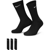 Nike Unisex Cushioned Training Crew Socks (3 Pairs) schwarz