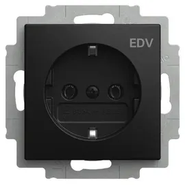 Busch-Jaeger Schuko-Steckdose 20 EUC/DV-915 Schwarz