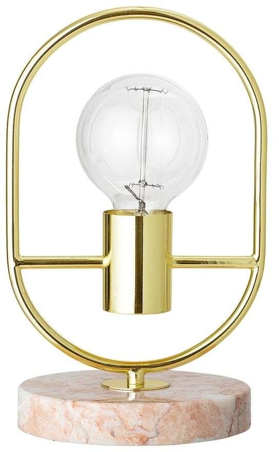 Bloomingville - Nostalgic Tischleuchte Gold/Marble - 170 - 300