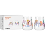 Ritzenhoff & Breker RITZENHOFF Sommerrausch Allround 2er Set Inhalt je 500 ml - Serie Nr. 1 + 2 mit Illustrationen bunt - Made in Germany