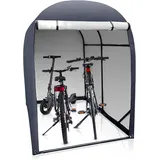 WIELS® Fahrradgarage 2 Fahrräder 3.4m3 - Fahrradunterstand 178x123x165cm - Fahrradschuppen – Gerätehaus – Gartenschuppen - Zeltgarage - Anthrazit (Anthrazit, 178x123x165cm)