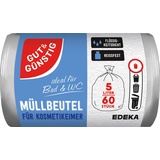 GUT&GÜNSTIG Kosmetikbeutel 5,0 l transparent, 60 St.