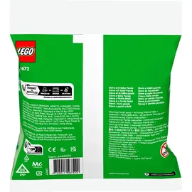 LEGO Minecraft Steve mit Baby-Panda 30672