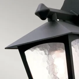Elstead Lighting Außenwandleuchte Aluminium 31,0 cm inkl. E27 dimmbar schwarz