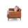 W.Schillig Couch Lederbezug 2-Sitzer Braun