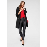 LAURA SCOTT Longblazer LAURA SCOTT Gr. 38, schwarz (schwarz (nachhaltiges material)) Damen Blazer