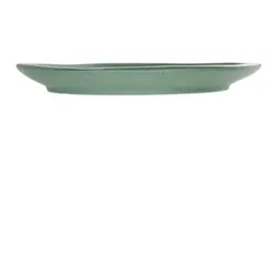 6 Stück Olympia Chia Teller grün 27cm. Einzigartiger, unregelmäßiger Rand. DR800