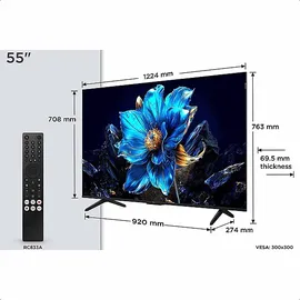 TCL 55P7K 55 Zoll QLED 4K Google TV