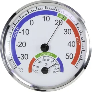 Conrad Thermo-/Hygrometer Silber TH101E
