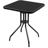 Lex Bistrotisch 60 x 60 x 70 cm Schwarz