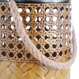 ETC Shop Outdoorleuchte Solar Laterne Außen Boho Deko Solarleuchte Solarlaternen für Außen Garten, hängend stehend, led, DxH 12 x 16 cm, 2er Set