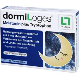 Dr. Loges dormiLoges Melatonin plus Tryptophan Filmtabletten 30 St.