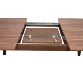 miliboo Design-Esstisch ausziehbar Nussbaum L180-230 FIFTIES