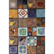 Bamyum Superlonga Bedruckter 160x230 Teppich Chenille-Druck Maschinell Hergestellt