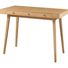 [en.casa] Schreibtisch Hässleholm Bambus 100x50x75cm Natur