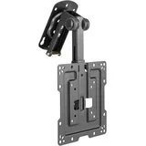 conecto Deckenhalterung für Fernseher, geeignet für 19-43 Zoll, klappbar, höhenverstellbar, schwenkbar, neigbar, bis VESA 200x200, schwarz