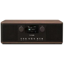 Pure Classic C-D6 Digitalradio Coffee Schwarz/Walnuss EU/UK