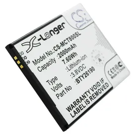AccuCell MOBISTEL Cynus T8 Akku als Nachbau von Accucell passend für BTY26190