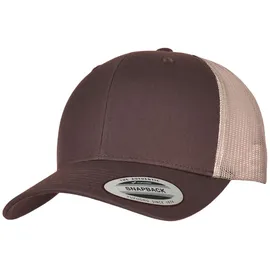 Flexfit Retro 2-Tone Trucker Cap Braun/Khaki One Size
