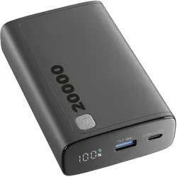 Elite 20000 mAh Powerbank USB Typ-C  (Schwarz) (Versandkostenfrei)
