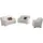 Cotta Couch Leder 3-Sitzer Braun