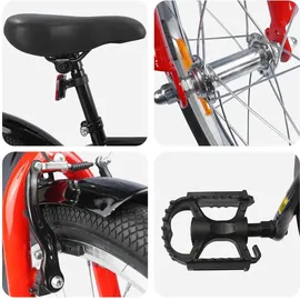 vidaXL Kinderfahrrad 18 Zoll schwarz