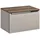Lomadox Waschtischunterschrank 2 Schubladen 80,4 x 48,5 x 46 cm Taupe
