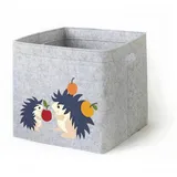 Aufbewahrungskorb Kinder Zimmer/Spielzeug Korb LuckySign-Care (Igel)