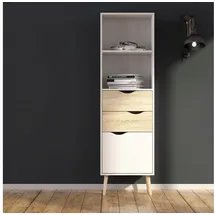 Home Affaire Oslo Aktenregal 50,2 x 39,1 x 171,3 cm weiß