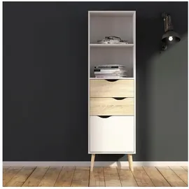 Home Affaire Oslo Aktenregal 50,2 x 39,1 x 171,3 cm weiß