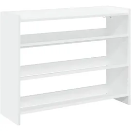 vidaXL Schuhregal 80 x 25 x 62 cm weiß