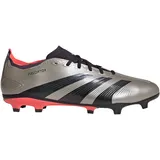 adidas Predator League FG Platinum Metallic / Aurora Black / Turbo 46 2/3
