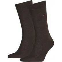 Tommy Hilfiger 2er Pack Herrensocken Braun 39-42