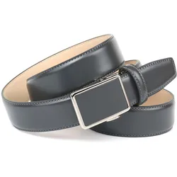 Ledergürtel ANTHONI CROWN, Damen, Gr. 85, grau, Leder, unifarben, elegant,klassisch, Gürtel, Ledergürtel - Perfekte Eleganz für Anzüge