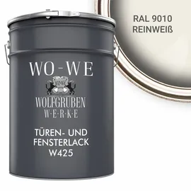 WO-WE Türen und Fensterlack 3in1 Weiß 5 l