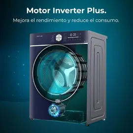 Cecotec Bolero DressCode 10800 Inverter Waschmaschine (10 kg, 1400 U/min, Ice Blue)