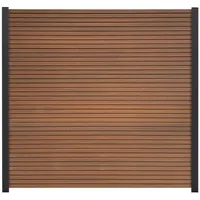 Gartenland WPC Zaun Set Shadowline ca. 180 x 180