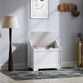 Homcom Aufbewahrungsbox 56,5 x 38 x 56 cm 1-tlg. Weiß