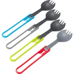 MSR Folding Utensils 4-Pack red / gray