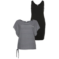 KANGAROOS Jerseykleid (Set, 2 tlg mit T-Shirt), für einen sommerlichen Kombi-Look