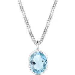 Elli Geo Oval Topas Edelstein Edel 925 Sterling Silber 55 Damen 