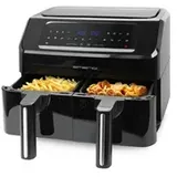 EMERIO Heissluftfritteuse, Smart Fryer, Fritteuse, Schwarz