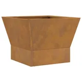 vidaXL Feuerplatz Braun 40 x 40 x 35 cm Stahl