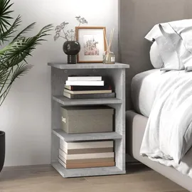 vidaXL Beistellregal 35 x 35 x 55 cm Grau