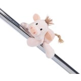 NICI 49193 MagNICI Schwein Pigwick 12cm pink-Nachhaltiges Kuscheltier mit Magnet – Magnettier für Kühlschrank, Tafel, Metall & vieles mehr tolle Geschenkidee