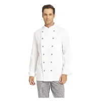 Leiber Kochjacke Herren, Baumwolle, weiß