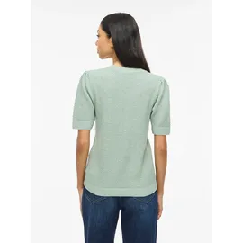 VILA Kurzarmpullover Blau S