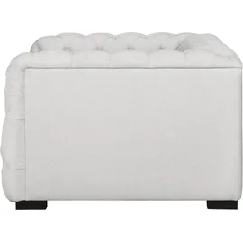 Home Affaire Chesterfield-Sessel Kalina Polyester 110 x 67 x 98 cm Beige mit klassischer Chesterfield-Knopfheftung