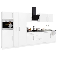 wiho Küchen Küchenzeile »Cali«, ohne E-Geräte, Breite 360 cm, weiß