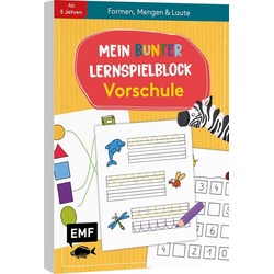 Mein bunter Lernspielblock – Vorschule: Formen, Mengen und Laute